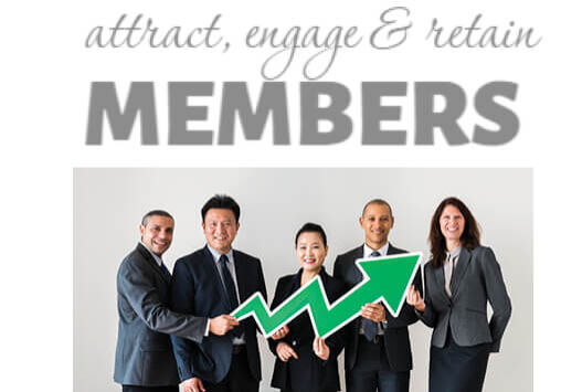 attract engage and retain members